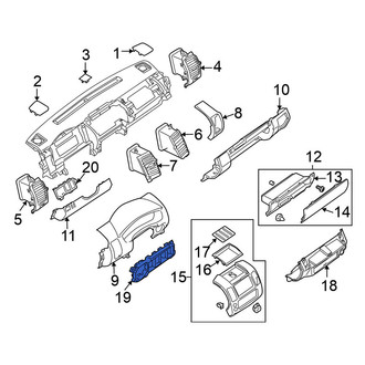 Nissan OE - Right Instrument Panel Bezel