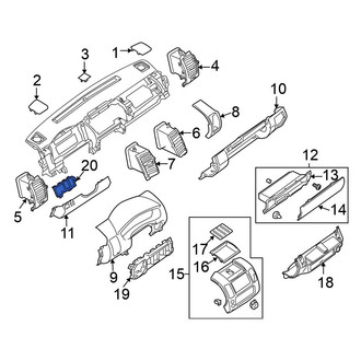 Nissan OE - Left Instrument Panel Bezel