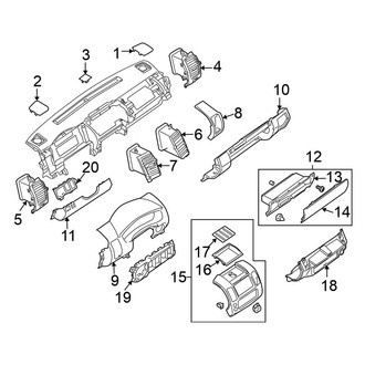 Nissan OE - Instrument Panel Components