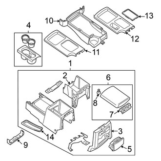 Nissan OE - Console