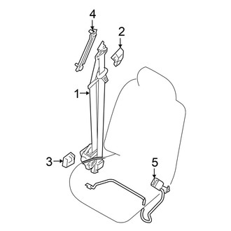 Nissan OE - Restraint Systems - Front Seat Belts