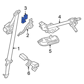 Nissan OE - Front Seat Belt Anchor Plate Cover