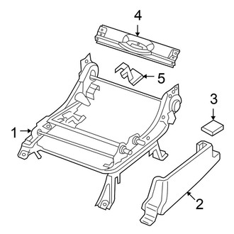 Nissan OE - Seats & Tracks - Tracks & Components (Driver Seat)