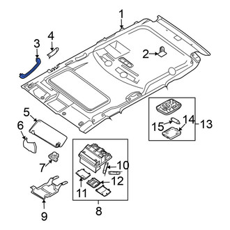 Nissan OE - Front Left Interior Grab Bar
