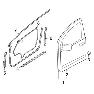 Nissan OE - Front Door - Door & Components
