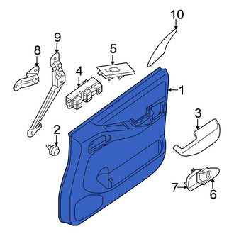 Nissan OE - Front Left Inner Door Interior Trim Panel