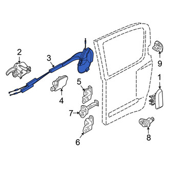 Nissan OE - Front Left Door Latch Assembly