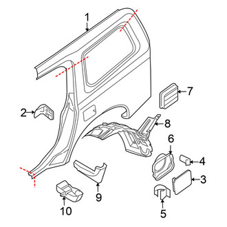 Nissan OE - Quarter Panel & Components