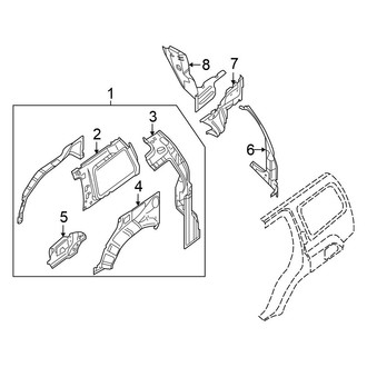 Nissan OE - Quarter Panel - Inner Structure