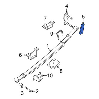 Nissan OE - Rear Outer Leaf Spring Bracket