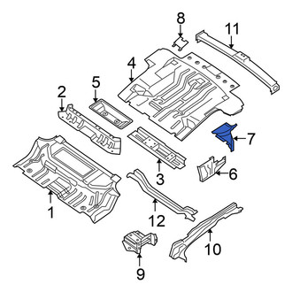Nissan OE - Rear Right Upper Floor Extension