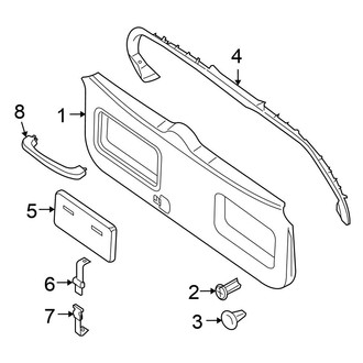 Nissan OE - Lift Gate - Interior Trim