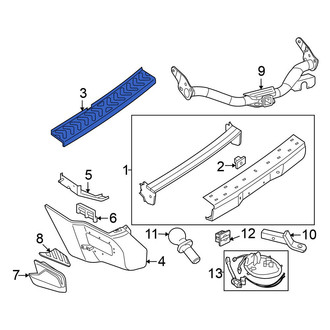 Nissan OE - Rear Bumper Step Pad