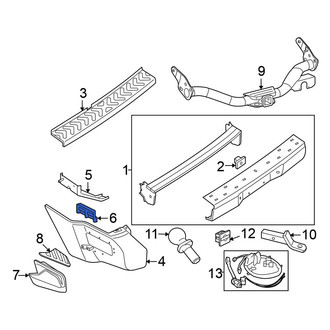 Nissan OE - Left Bumper Corner Cover Bracket
