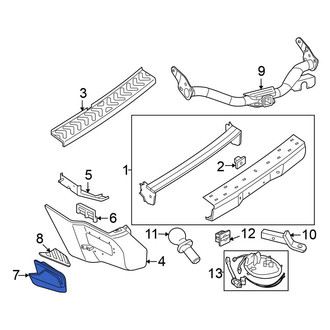Nissan OE - Rear Left Bumper Step Pad