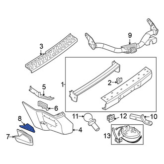 Nissan OE - Rear Left Bumper Step Pad