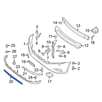 Nissan OE - Front Bumper Trim
