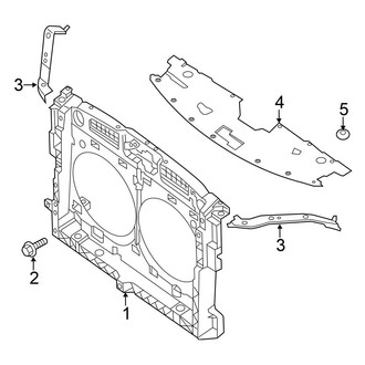 Nissan OE - Radiator Support