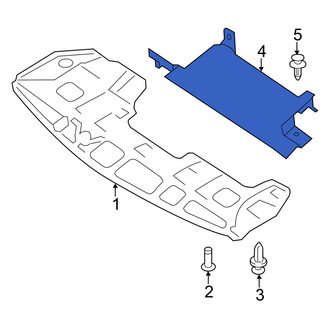 Nissan OE - Front Radiator Support Splash Shield