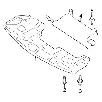 Nissan OE - Radiator Support - Splash Shields