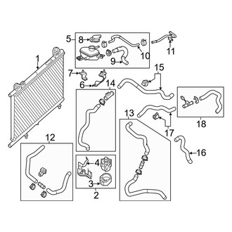 Nissan OE - Inverter Cooling Components