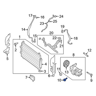 Nissan OE - Engine Cooling Fan Clutch Bolt