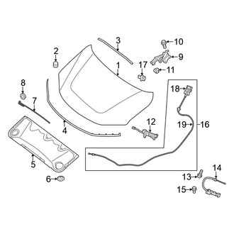 Nissan OE - Hood & Components