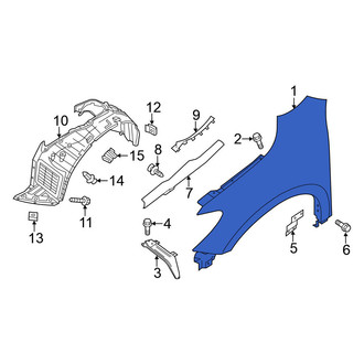Nissan OE - Front Left Fender