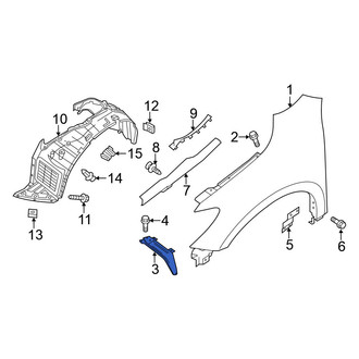 Nissan OE - Front Left Fender Bracket