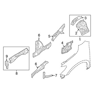 Nissan OE - Fender - Structural Components & Rails