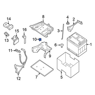 Nissan OE - Battery Hold Down Bracket