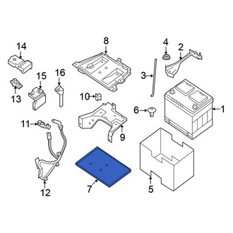 Nissan OE - Battery Tray