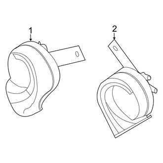 Nissan OE - Electrical - Horn (Platinum / S / SL / SV)