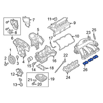 Nissan OE - Upper Fuel Injection Plenum Gasket