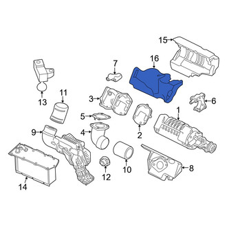 Nissan OE - Left Intercooler Insulator