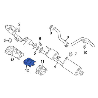 Nissan OE - Center Floor Pan Heat Shield