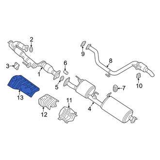 Nissan OE - Rear Floor Pan Heat Shield