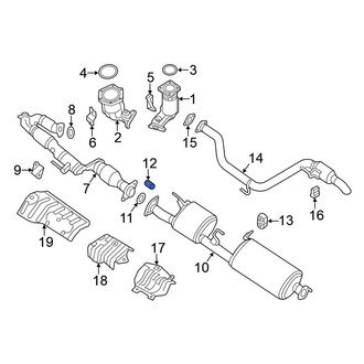 Nissan OE - Exhaust Spring