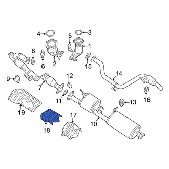 Nissan OE - Center Floor Pan Heat Shield