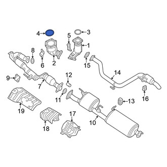 Nissan OE - Rear Catalytic Converter Gasket