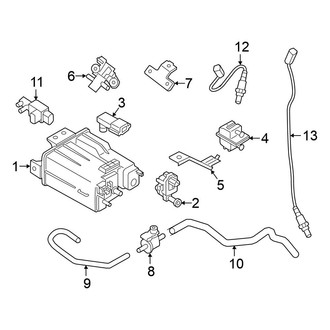 Nissan OE - Emission System - Emission Components