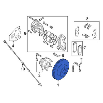 Nissan OE - Front Disc Brake Rotor