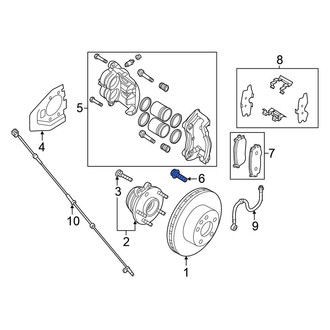 Nissan OE - Disc Brake Caliper Bolt