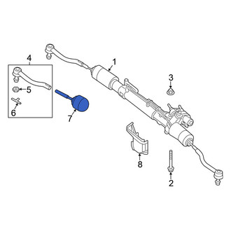 Nissan OE - Inner Steering Tie Rod End