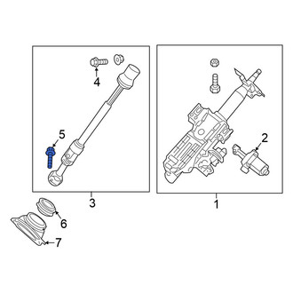 Nissan OE - Lower Steering Shaft Bolt