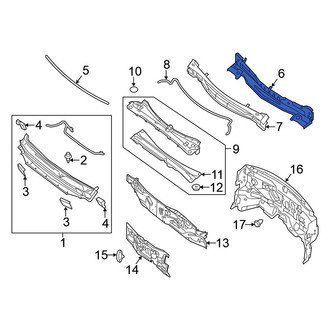 Nissan OE - Upper Firewall