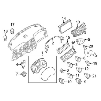 Nissan OE - Instrument Panel - Cluster & Switches