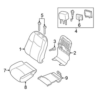 Nissan OE - Seats & Tracks - Passenger Seat Components (Cushions & Covers)