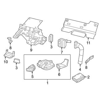 Nissan OE - Seats & Tracks - Passenger Seat Components (Ventilation Components)