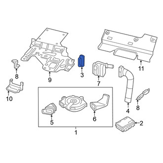 Nissan OE - Front Right Lower Climate Controlled Seat Duct